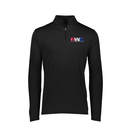 [FTLQFLBK-FAXS-LOGO1] Decker Women's Flex-Lite 1/4 Zip Shirt (Female Adult XS, Black, Logo 1)