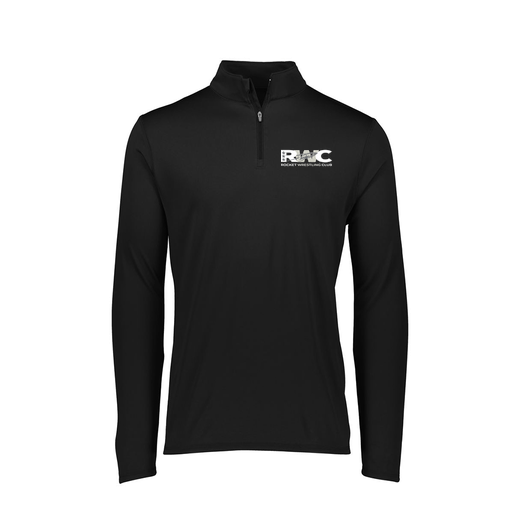 [FTLQFLBK-FAXS-LOGO3] Decker Women's Flex-Lite 1/4 Zip Shirt (Female Adult XS, Black, Logo 3)
