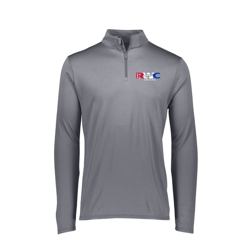 [FTLQFLGY-FAXS-LOGO1] Decker Women's Flex-Lite 1/4 Zip Shirt (Female Adult XS, Gray, Logo 1)