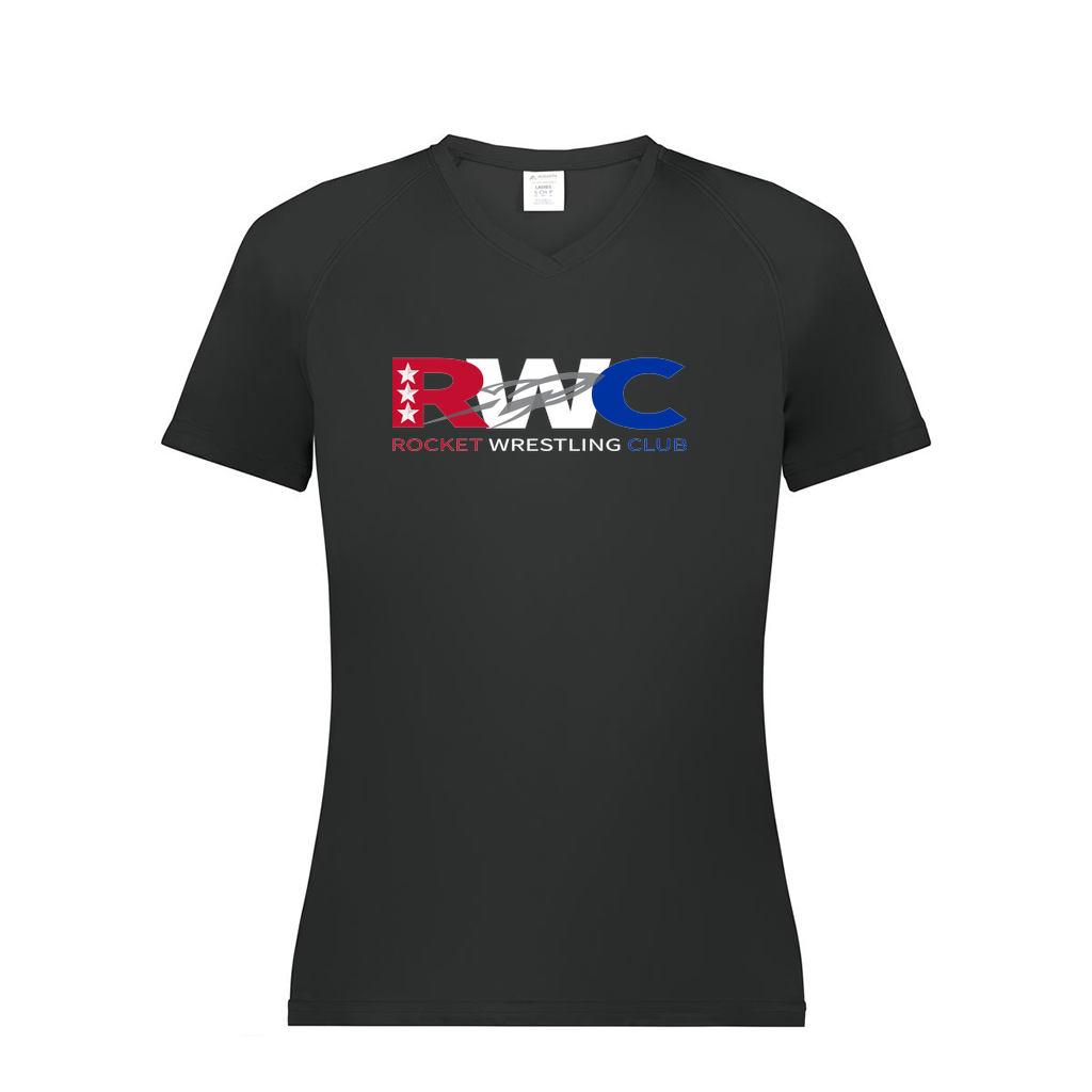 Ladies Smooth Sport V-Neck T-Shirt