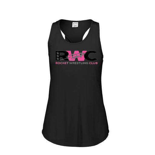 [FT0TUBBK-FAS-LOGO2] Ladies Tri Blend Tank Top (Female Adult S, Black, Logo 2)