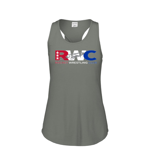[FT0TUBGY-FAS-LOGO1] Ladies Tri Blend Tank Top (Female Adult S, Gray, Logo 1)
