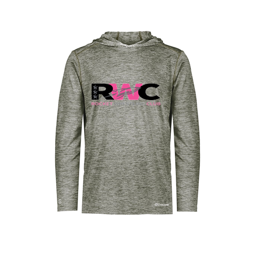 [FOLHCGGY-AS-LOGO2] Decker Men's Charge Hoodie (Adult S, Gray, Logo 2)