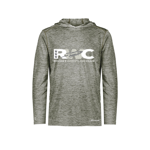 [FOLHCGGY-AS-LOGO3] Decker Men's Charge Hoodie (Adult S, Gray, Logo 3)