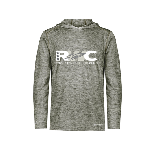 [FOLHCGGY-YS-LOGO3] Decker Youth Charge Hoodie (Youth S, Gray, Logo 3)