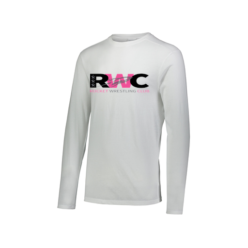 [FTLCUBWH-AXS-LOGO2] Decker Men's Tri-Blend T-Shirt - Long Sleeve (Adult XS, White, Logo 2)