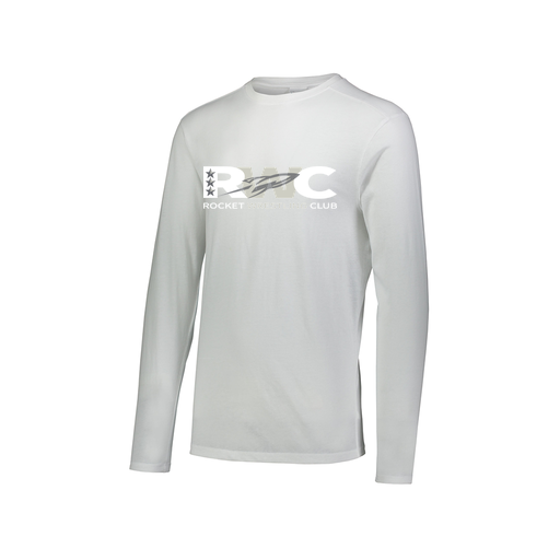 [3075.005.XS-LOGO3] Men's LS Ultra-blend T-Shirt (Adult XS, White, Logo 3)