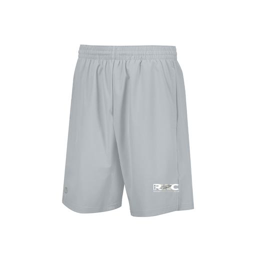 [229556.099.XS-LOGO3] Men's Weld Short (Adult XS, Silver, Logo 3)