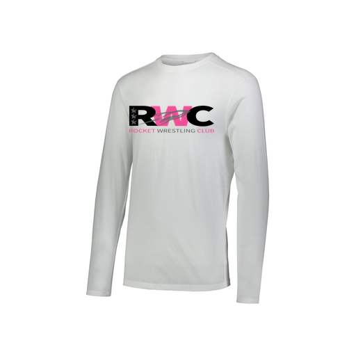 [3076.005.S-LOGO2] Youth LS Ultra-blend T-Shirt (Youth S, White, Logo 2)
