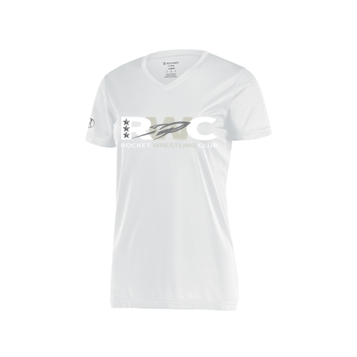 [222820.005.S-LOGO3] Ladies Movement Dri Fit Shirt (Female Adult S, White, Logo 3)